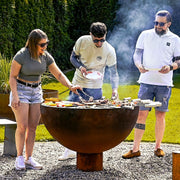 Barbecue à foyer