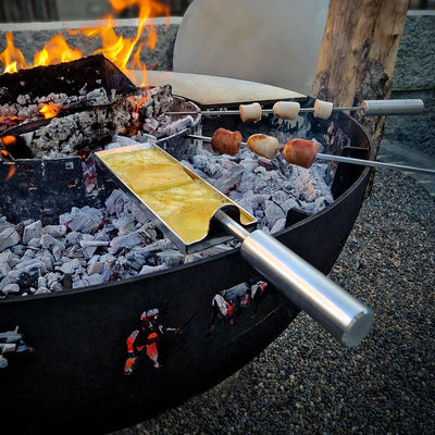 Poêlon à raclette, acier inoxydable