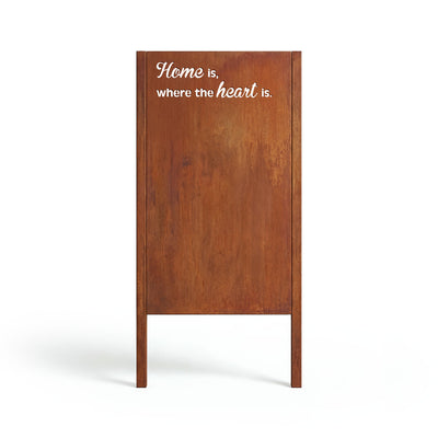 Brise-vue Home is where the heart is, patine noble