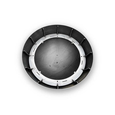 Bol de feu avec anneau de gril 100, rouille noble